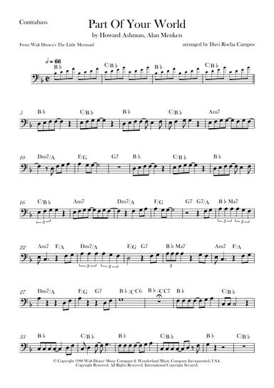 Part Of Your World (arr. Davi Rocha Campos)