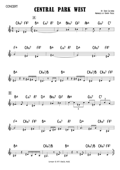 Central Park West (arr. Rammy Music)