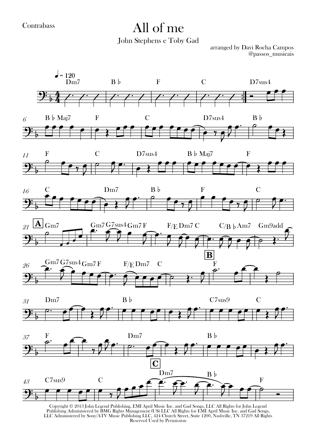 All Of Me (arr. Davi Rocha Campos)