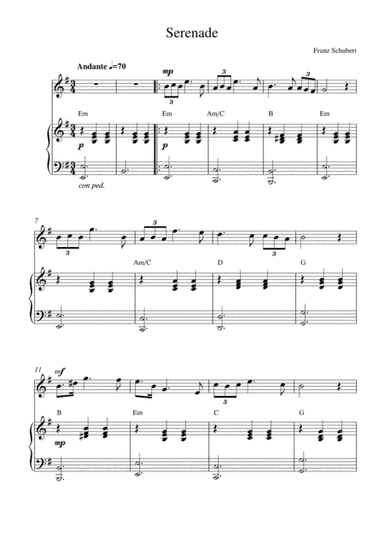 Serenade (arr. Kaiserin Rebecca)