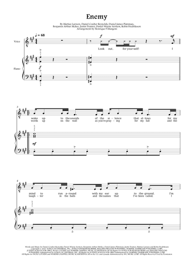 Enemy (arr. Henrique F Mangoni)