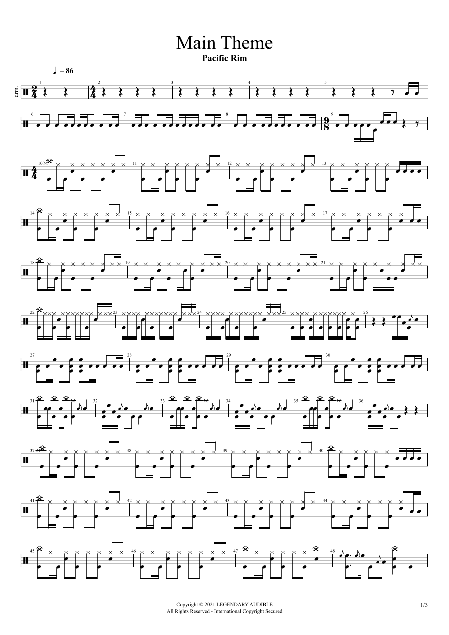 Pacific Rim: The Black - Main Title Theme (arr. Cyril Mayer)