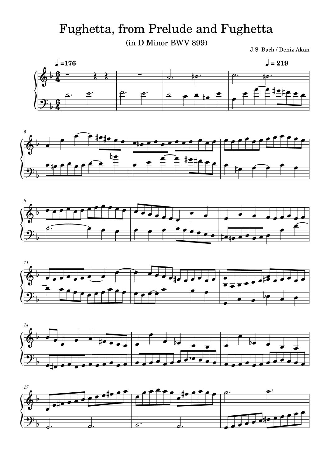 Fughetta, from Prelude and Fughetta (arr. Johann Sebastian Bach)