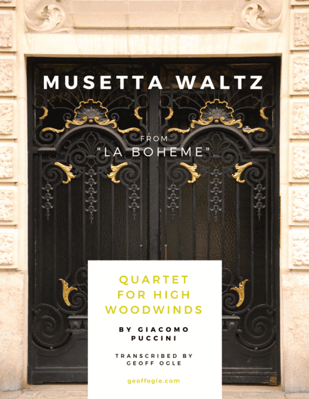 Musetta Waltz from La Boheme (arr. Geoff Ogle)