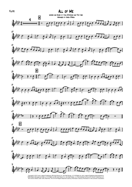 All Of Me (arr. Karen O'Brien)