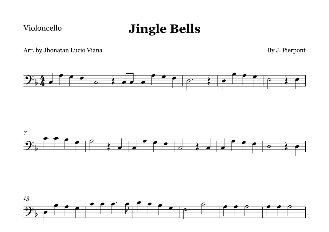 Jingle Bells (arr. Jhonatan Lucio Viana)