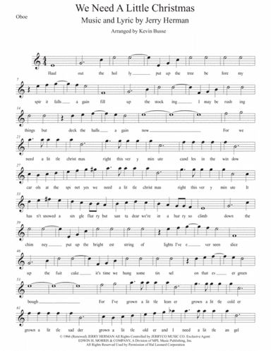 We Need A Little Christmas (arr. Kevin Busse)