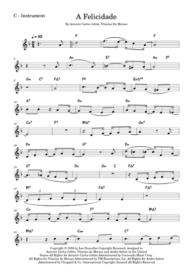 A Felicidade (arr. Fabio Eduardo de Oliveira)