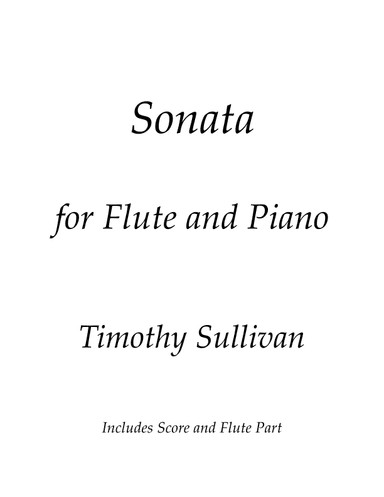 Sonata for Flute and Piano