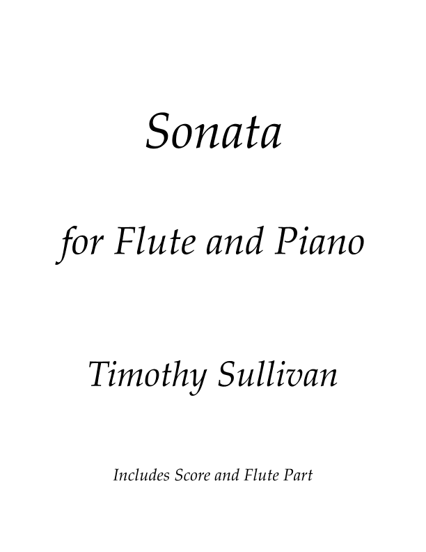 Sonata for Flute and Piano