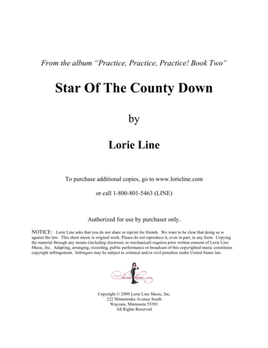 Star Of The County Down - EASY! (arr. Lorie Line)