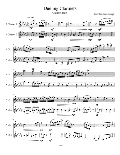 Dueling Clarinets