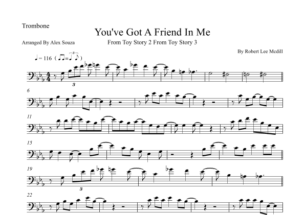 You've Got A Friend In Me (arr. Alex Souza)