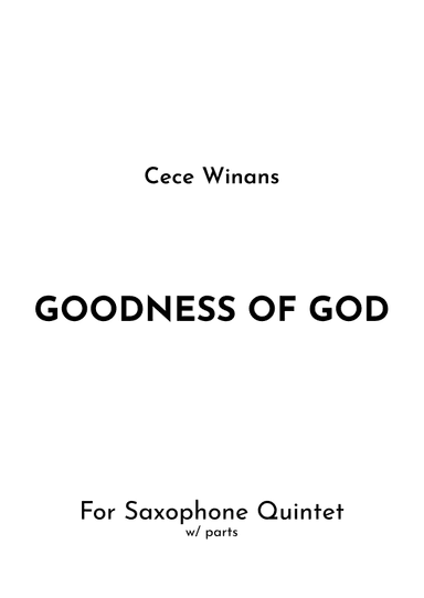 Goodness Of God (arr. Jireh J.)