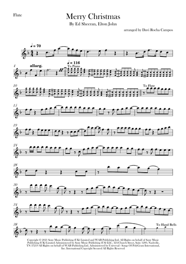 Merry Christmas (arr. Davi Rocha Campos)