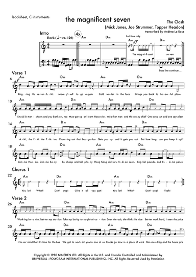 The Magnificent Seven (arr. Andrea La Rose)