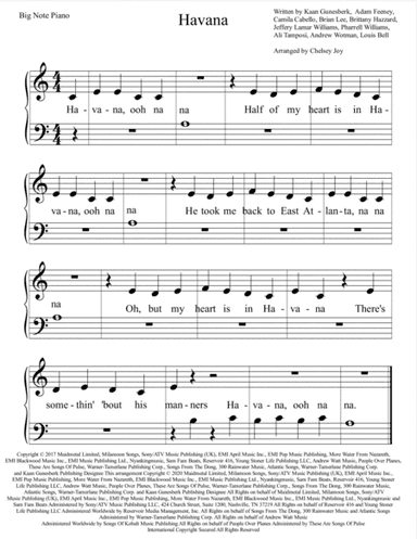 Havana (arr. Chelsey Joy)