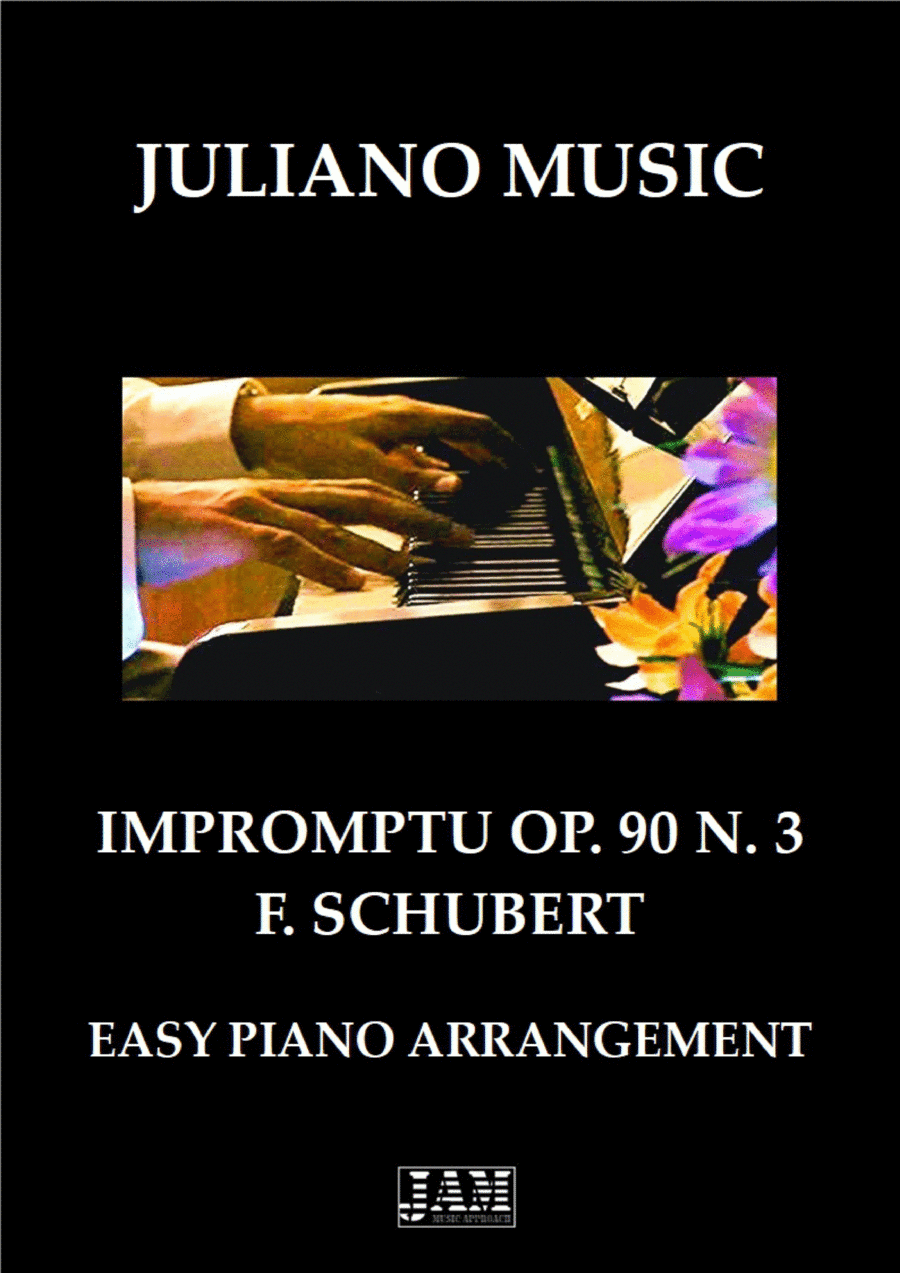 IMPROMPTU OP. 90 N. 3 (EASY PIANO - C VERSION) - F. SCHUBERT (arr. Juliano Music)