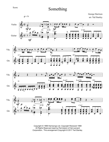 Something (arr. Ted Stanley)