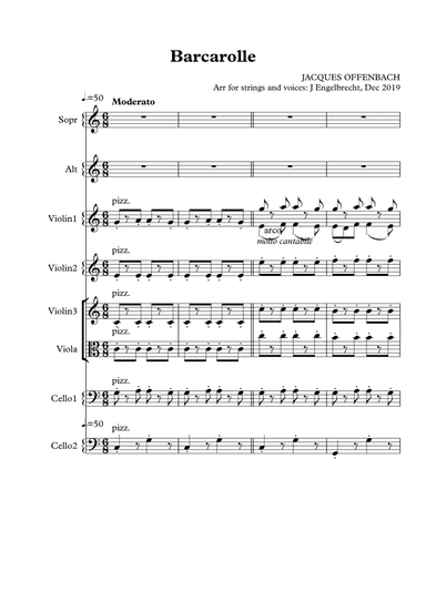 Barcarolle (arr. J Engelbrecht)