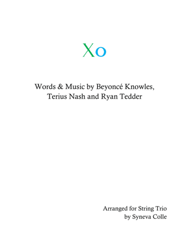 XO (arr. Syneva Colle)