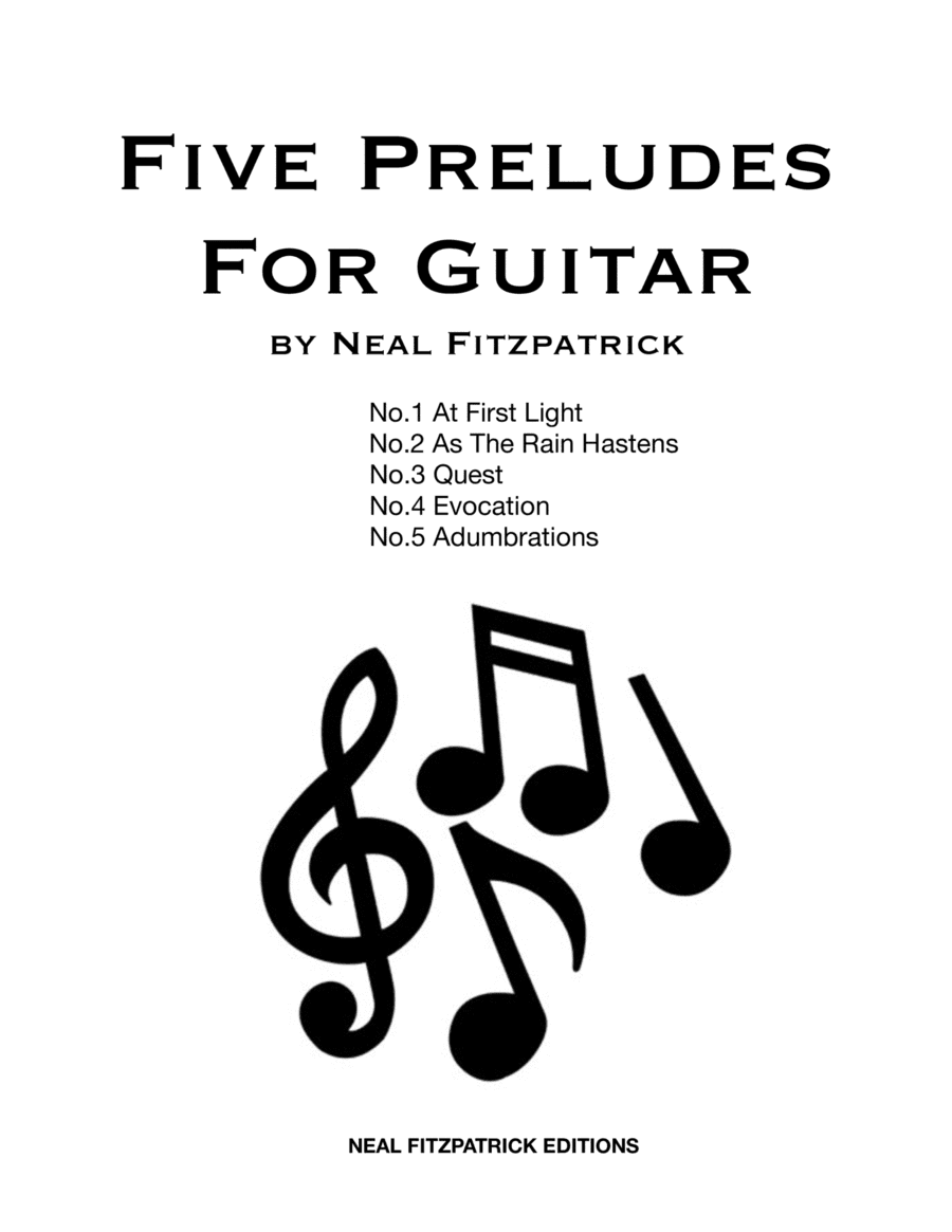 Five Preludes For Guitar