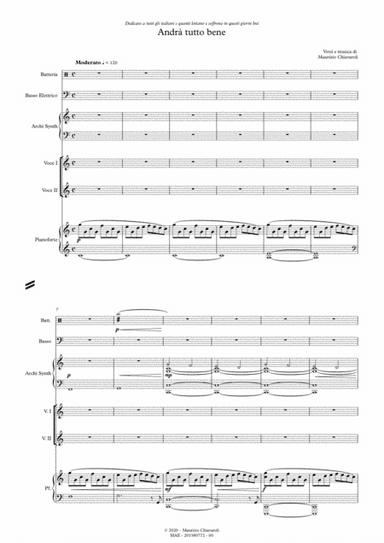 Andrà tutto bene (Band version)