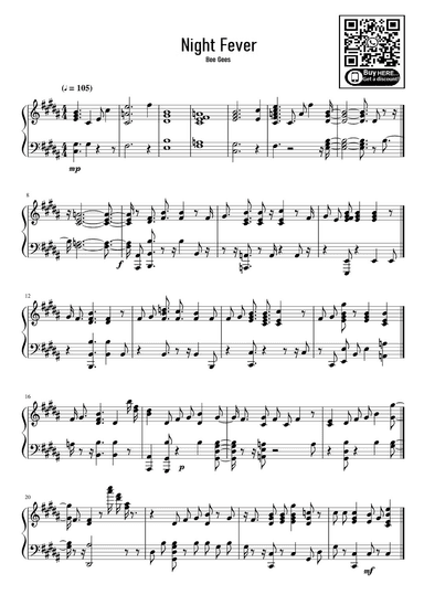 Night Fever (arr. eduardo)