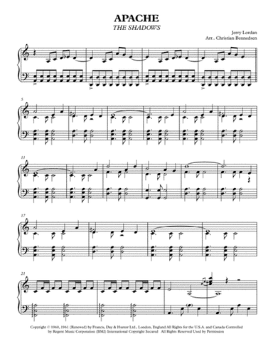 Apache (arr. Christian Bennedsen)