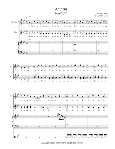 Us - Main Title Theme (arr. Annika Linde)