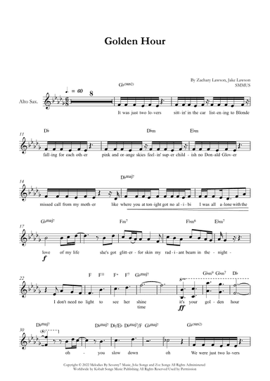 Golden Hour (arr. SMMUS)