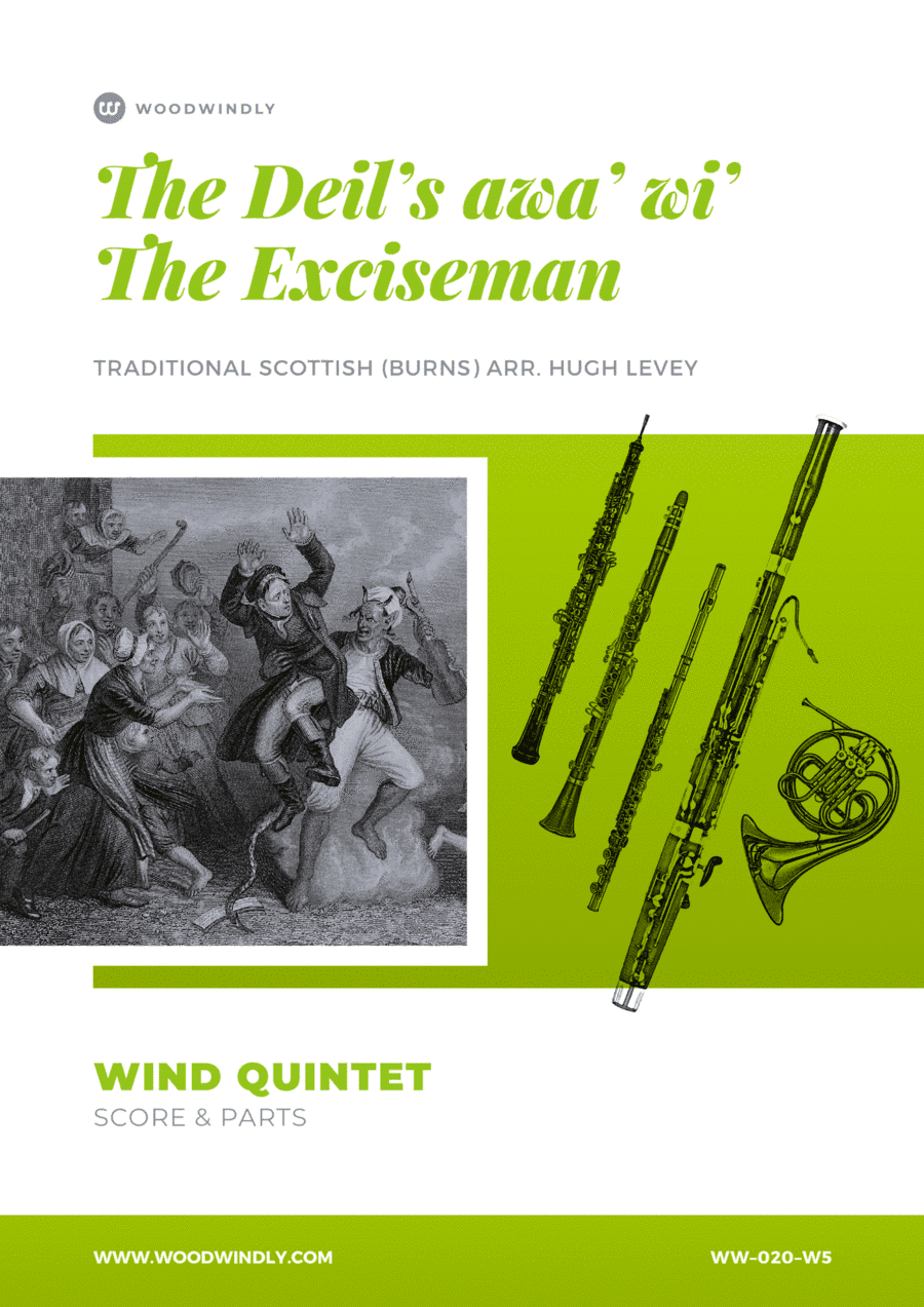 The Deil's Awa' Wi' The Exciseman (Robert Burns) arranged for Wind Quintet by Hugh Levey (arr. Hugh Levey)