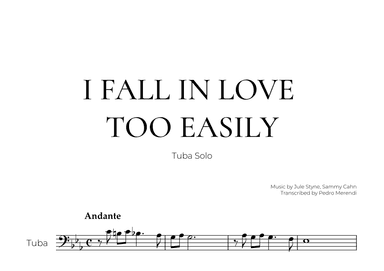 I Fall In Love Too Easily (arr. Pedro Merendi)