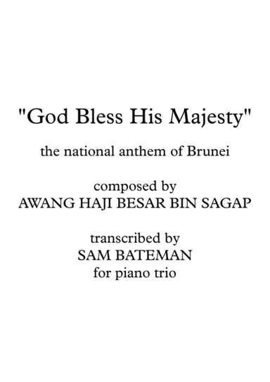 God Bless His Majesty (arr. Sam Bateman)