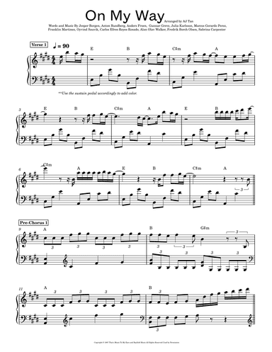 On My Way (arr. AJ Tan)