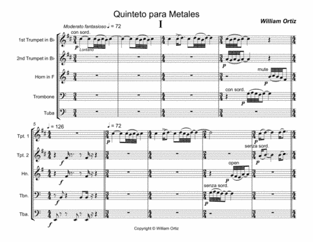 Quinteto para Metales