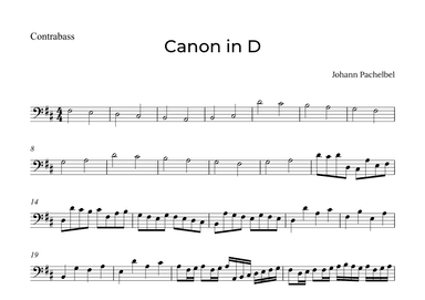 Canon in D (arr. Alex Nunes Rodrigues)