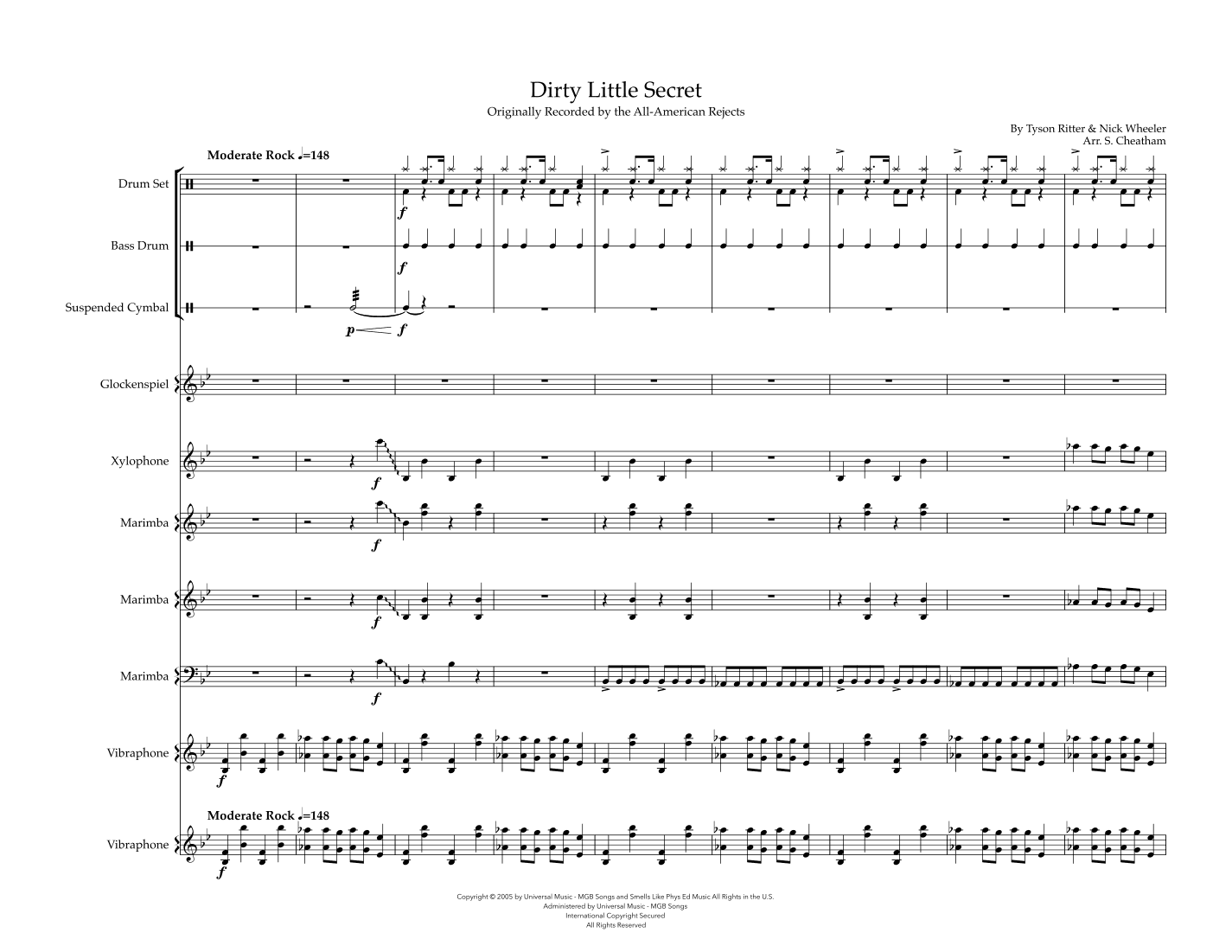Dirty Little Secret (arr. Steven Cheatham)