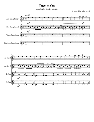 Dream On (arr. John Isbell)