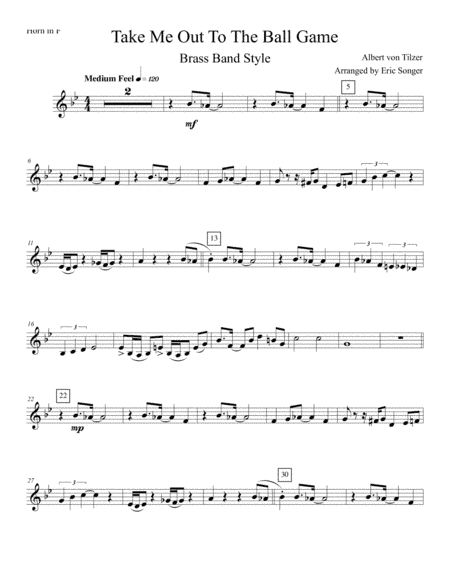 Take Me Out To The Ball Game (arr. Eric Songer)
