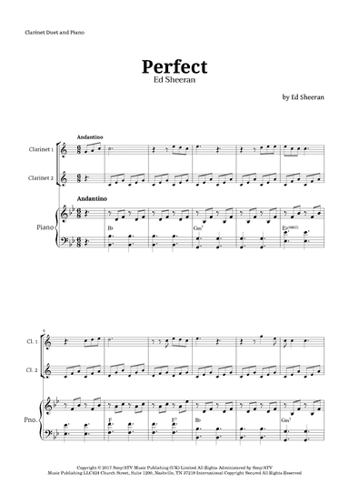 Perfect (arr. Langanho)