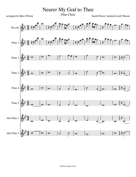 Nearer, My God to Thee (arr. Beka Wilson)