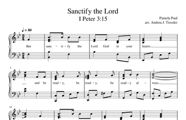 Sanctify the Lord (1 Peter 3:15