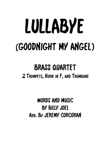 Lullabye (Goodnight, My Angel) (arr. Jeremy Corcoran)