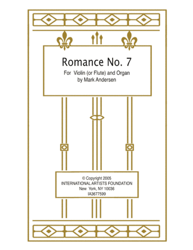 Romance No. 7 for Violin and Organ
