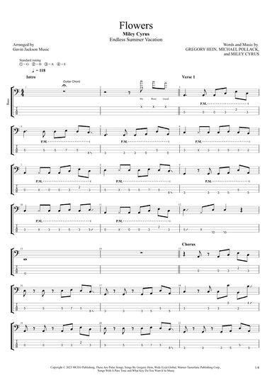 Flowers (arr. Gavin Jackson Music)