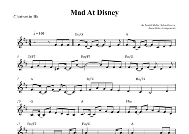 Mad At Disney (arr. Wesley S. SIlva)