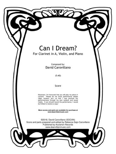Can I Dream?