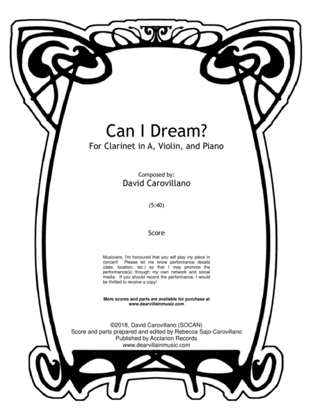 Can I Dream?