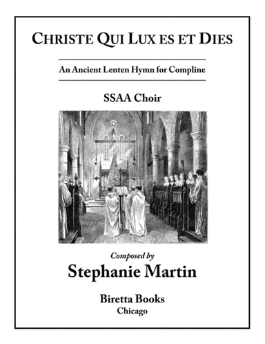 Christe Qui Lux Es Et Dies (SSAA)